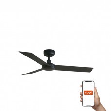 Потолочный вентилятор Faro 34289WT Cruiser S 1060mm Black 3 Blades Black Tuya