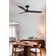 Потолочный вентилятор Faro 34289WW Cruiser S 1060mm Black 3 Blades Black Wiz