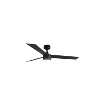 Люстра-вентилятор Faro 34291WT-1TW Cruiser L 1320mm Black 3 Blades 18W LED Dim Tuya