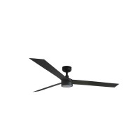 Люстра-вентилятор Faro 34293WW-1TW Cruiser XL 1600mm Black 3 Blades Black LED Wiz