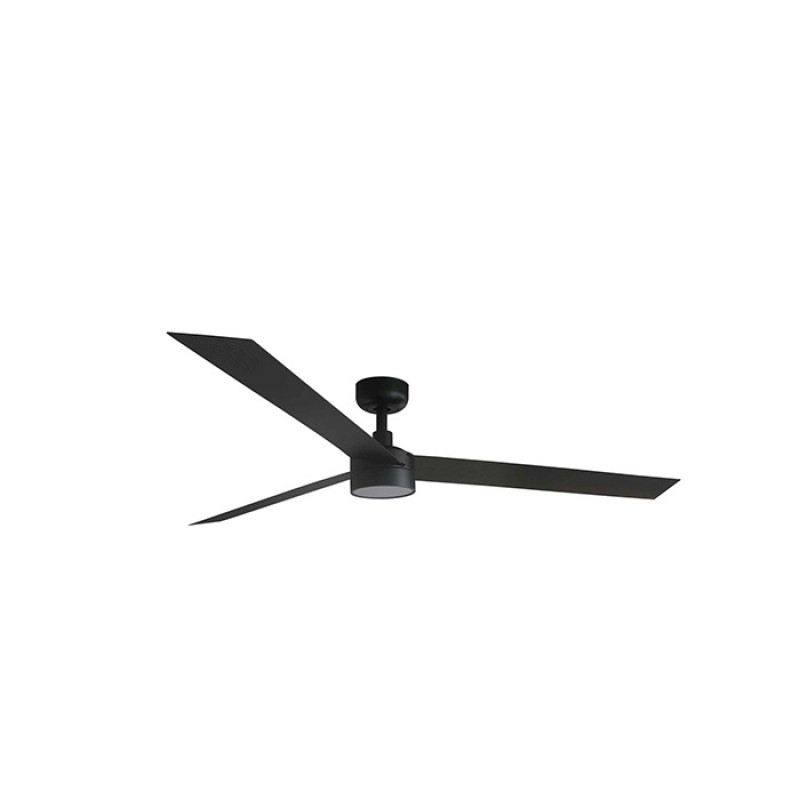 Люстра-вентилятор Faro 34293WT-1TW Cruiser XL 1600mm Black 3 Blades 18W LED Dim Tuya