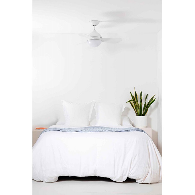 Люстра-вентилятор Faro 34300 HVAR S White fan, 24 Вт, 1600 лм, 3000 - 4500 - 6500K