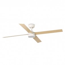 Люстра-вентилятор Faro 34355WT-1TW Rudder L 4 1320mm White 4P 18W LED CCT Dim Tuya