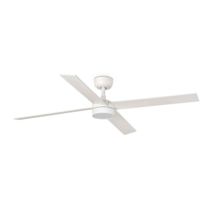 Люстра-вентилятор Faro 34355WT-1TW Rudder L 4 1320mm White 4P 18W LED CCT Dim Tuya