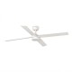 Люстра-вентилятор Faro 34355WT-1TW Rudder L 4 1320mm White 4P 18W LED CCT Dim Tuya