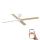 Потолочный вентилятор Faro 34355WT Rudder L 4 1320mm White 4P White Ash Tuya