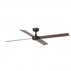 Потолочный вентилятор Faro 34356 Rudder 4 S 1320mm Black 4 Blades