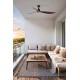 Потолочный вентилятор Faro 34362 Outwood L 1500mm Brown 3 Blades Dark Walnut IP44