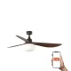 Люстра-вентилятор Faro 34362WT-11L Outwood L 1500mm Brown 3P Nog Osc IP44 E27 Tuya
