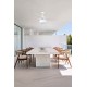 Люстра-вентилятор Faro 34363-11L Outwood 1500mm White 3 Blades IP44 1xE27