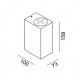 Настенный светильник LTX 08.2010.14.000.WH Graph 2