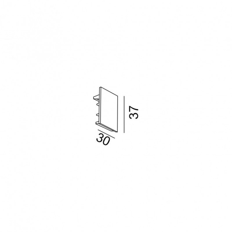 Заглушка LTX 06.SSCAP.BK In_Line Short End Cap