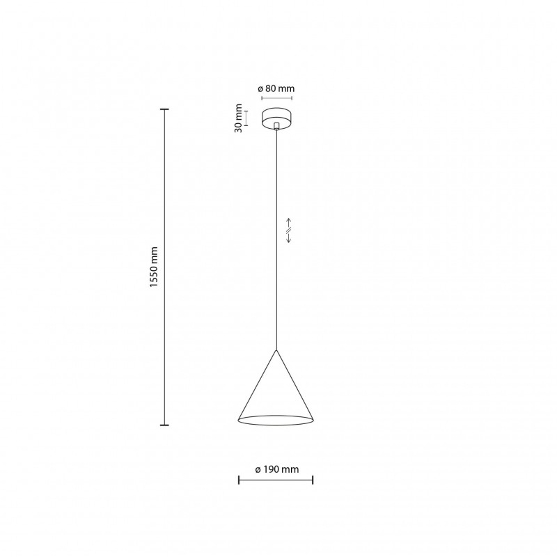 Підвісний світильник TK Lighting 10619