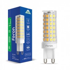 Светодиодная лампа Feron 38147 LB-434, 6W 4000К G9, 270°