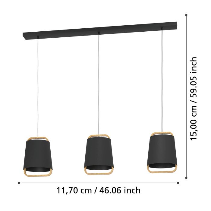 Підвісний світильник Eglo 390186 CAMALOZA pendant light