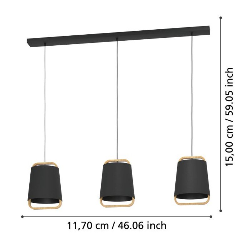 Підвісний світильник Eglo 390186 CAMALOZA pendant light