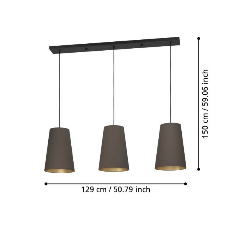 Підвісний світильник Eglo 390196 PETROSA Lampa wisz?ca