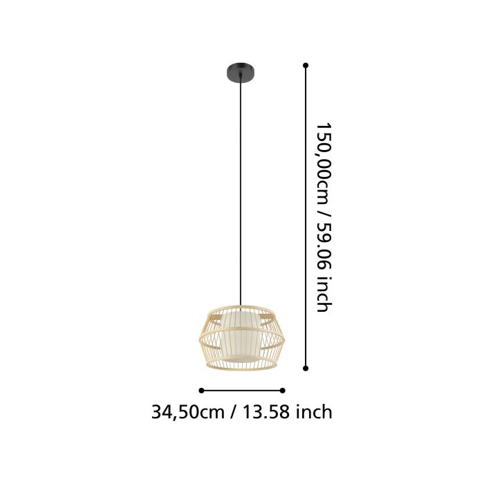 Подвесной светильник Eglo 390233 MONTERROSO pendant light