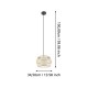 Підвісний світильник Eglo 390233 MONTERROSO pendant light