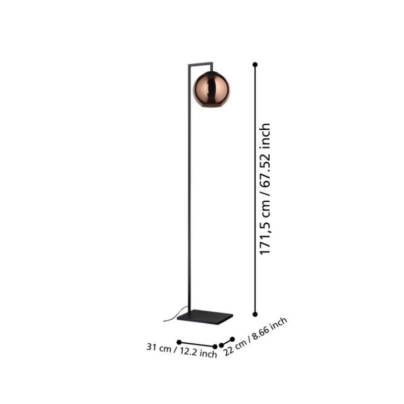 Торшер Eglo 390253 CORDOBA Lampa pod?ogowa