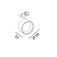 Магнітний трековий світильник LTX 06.9533.14.940.WH + SOL RING DIAMOND BLACK In_Line Sol, 10.8 Вт, 1320 лм, 4000K
