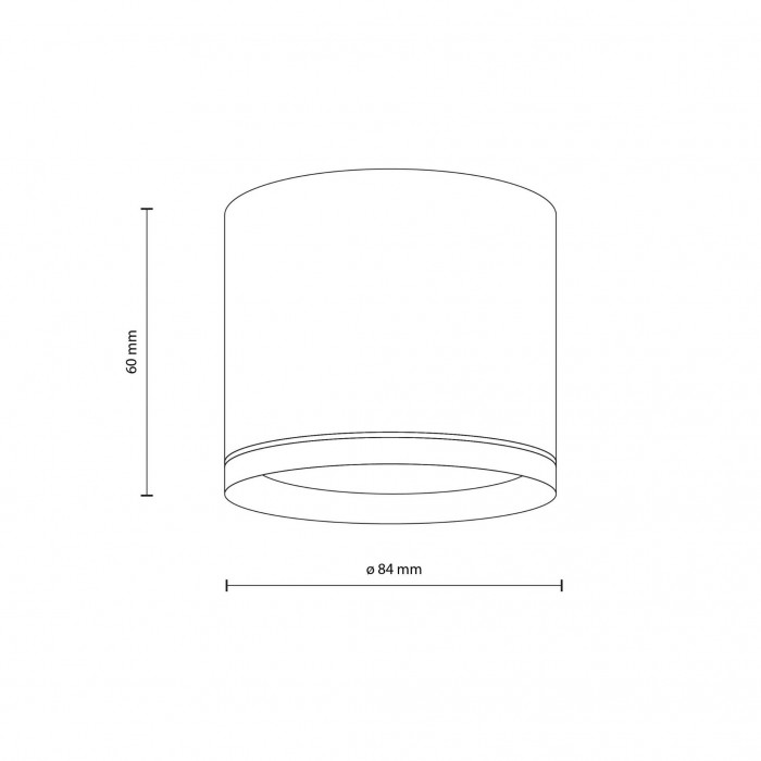 Точковий світильник TK Lighting 10594 Vivo GX53 1x11W IP44 чорний