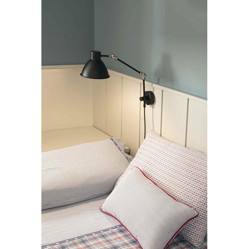 Бра - Faro 40070 CELIA Black wall lamp