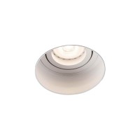 Точечный светильник Faro 40110 Hyde R White orientable round recessed lamp without frame