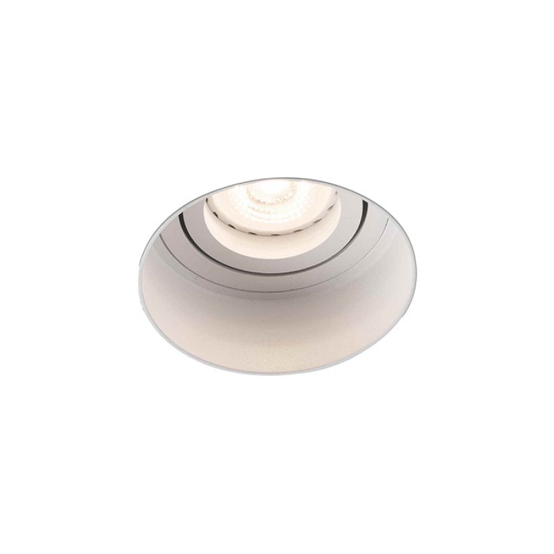 Точковий світильник Faro 40110 Hyde R White orientable round recessed lamp without frame