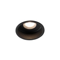 Точковий світильник Faro 40115 Hyde R Black round recessed lamp