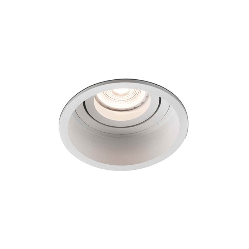 Точковий світильник Faro 40118 Hyde R White orientable round recessed lamp