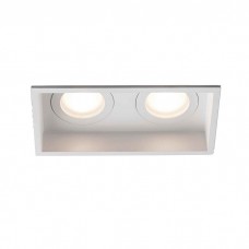 Точковий світильник Faro 40124 Hyde SQ 2L White square recessed lamp