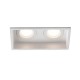 Точковий світильник Faro 40124 Hyde SQ 2L White square recessed lamp