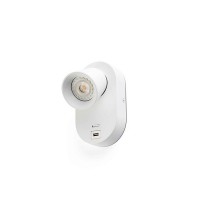 Спот Faro 40135 CORB White table lamp GU10+USB