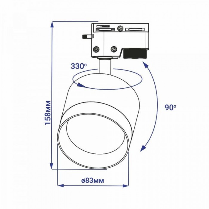 Трековый светильник Feron 40147 ML363