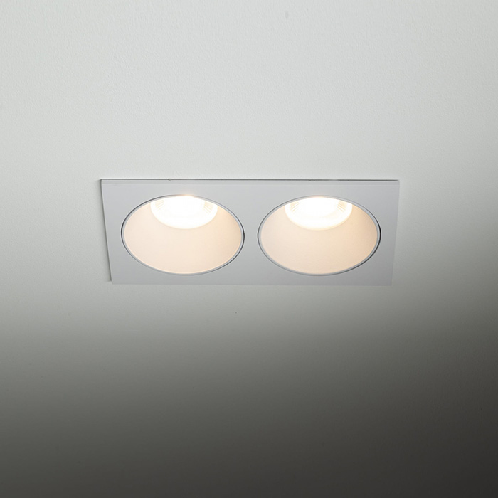 Точечный светильник TK Lighting 10580 Prisma Duo GU10 2x10W IP65 белый