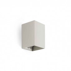Настенный светильник Faro 40532 Lune Smooth Grey Square Wall Light 1xgu10