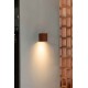 Настенный светильник Faro 40533 Lune Smooth Terracotta Square Wall Light 1xgu10