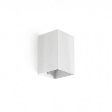Настенный светильник Faro 40534 Lune Strutted White Square Wall Light 1xgu10