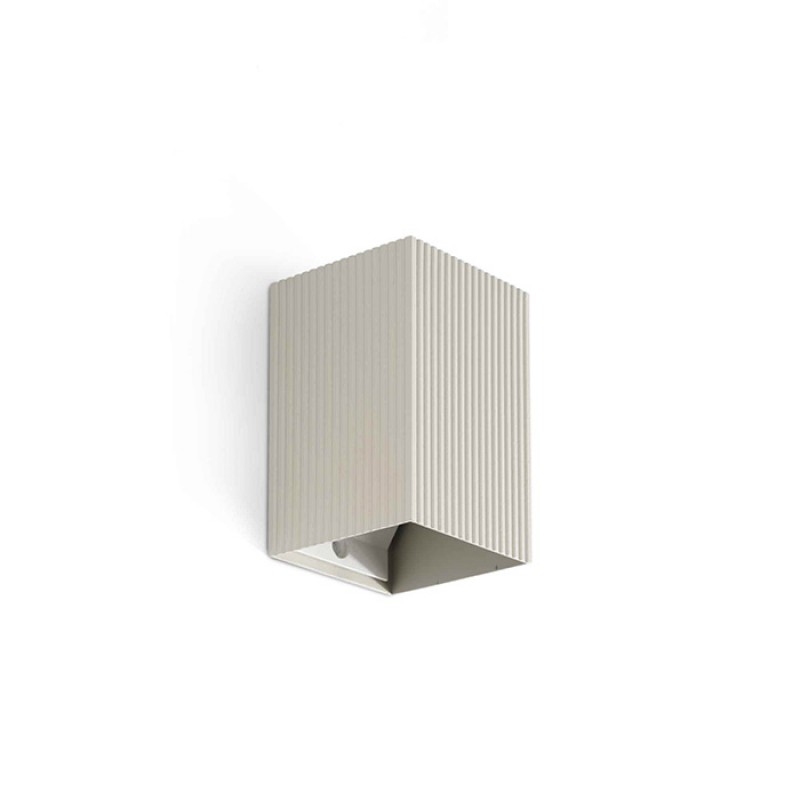 Настенный светильник Faro 40536 Lune Wall Light Square Gray Strutted 1xgu10