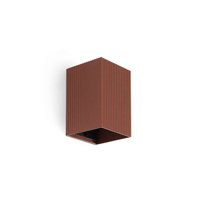 Настенный светильник Faro 40537 Lune Wall Light Square Terrakotta Strutted 1xgu10