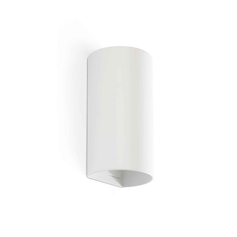 Настенный светильник Faro 40538 Sole Wall Light Round White Smooth 2xgu10