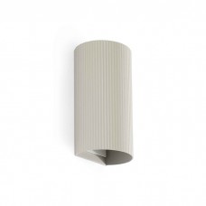 Настенный светильник Faro 40544 Sole Round Grey Striped Wall Light 2xgu10