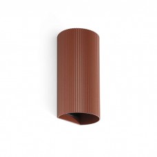 Настенный светильник Faro 40545 Sole Wall Light Round Terracotta Stribbed 2xgu10
