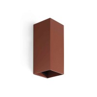 Настенный светильник Faro 40549 Lune Smooth Terracotta Squared Wall Light 2xgu10