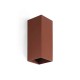 Настенный светильник Faro 40549 Lune Smooth Terracotta Squared Wall Light 2xgu10