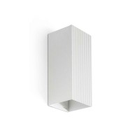 Настенный светильник Faro 40565 Lune Squared White Striped Wall Light 2xgu10 Настенный светильник Faro 40565 Lune Squared White Striped Wall Light 2xgu10