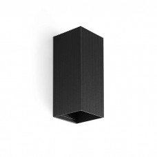 Настенный светильник Faro 40566 Lune Squared Black Striped Wall Light 2xgu10