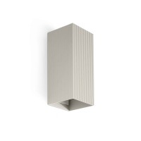 Настенный светильник Faro 40567 Lune Squared Grey Striped Wall Light 2xgu10