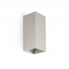 Настенный светильник Faro 40567 Lune Squared Grey Striped Wall Light 2xgu10